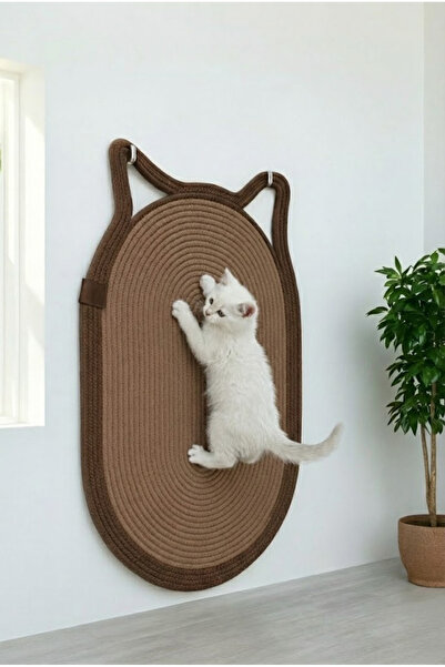 Eco Lounge Wall-Mountable Cat Scratching Mat – Natural Rope Weave, Furniture ...
