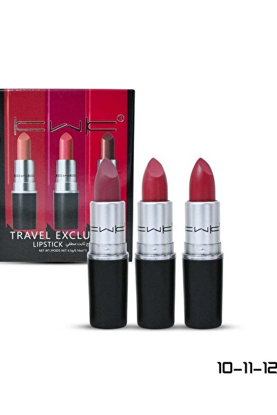 KWK أحمر شفاه - مجموعة من ثلاثة أحمر شفاه كريمي