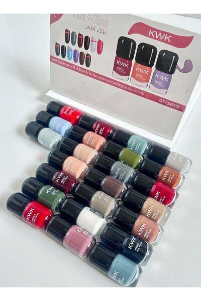 KWK مجموعة طلاء أظافر - 24 لونًا مميزًا