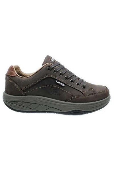 Scooter M 0781 Nko Dark Brown Nubuck Leather Men's Walking Shoes