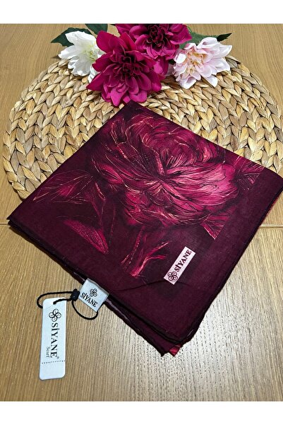 SİYANE ŞAL Siyane Scarf Lotus Pattern Scarf 11