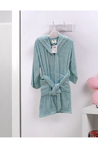 Gerenic Essential cotton bathrobe with hood for children