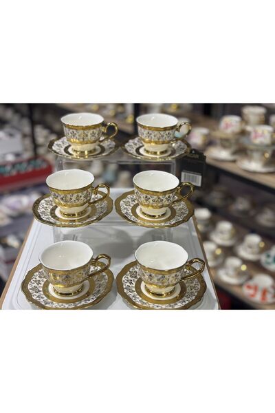 ACAR BUKET KAHVE FİNCAN TAKIMI 6 KİŞİLİK