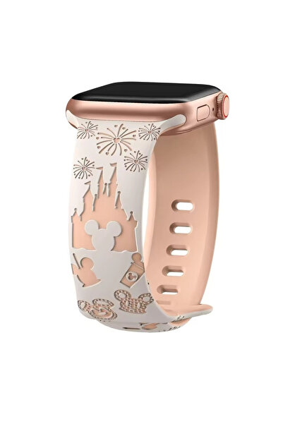 ceptego A+ Quality Apple Watch 10/11/9/8/7/6/5/4/3/Se/Ultra Compatible 41Mm/40Mm/38Mm Castle Pattern Band