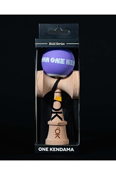 Kendama Seria One Bold - Violet - Lemn de fag - OK MAX 61