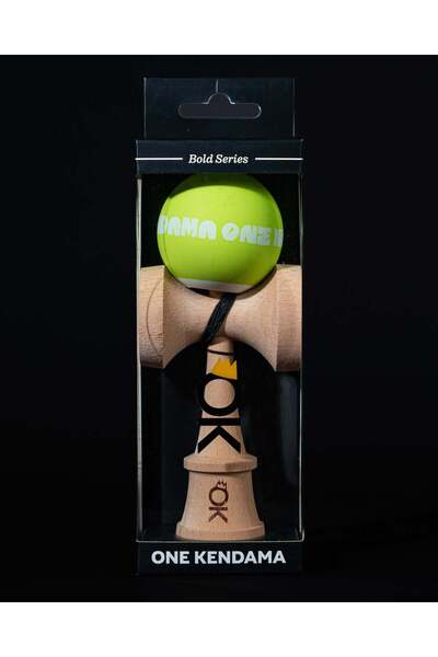 Kendama Серия One Bold - Зелено - Бук - OK MAX 61