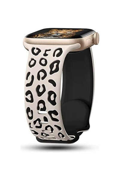 ceptego A+ Quality Apple Watch 10/11/9/8/7/6/5/4/3/Se/Ultra Compatible 41Mm/40Mm/38Mm Leopard Pattern Strap