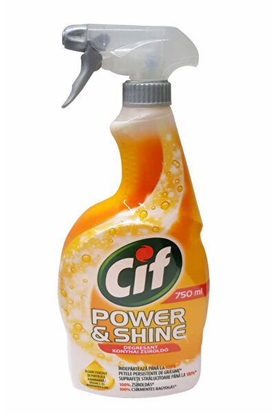 Cif Spray degresant pentru bucatarie Power&Shine, 750 ml