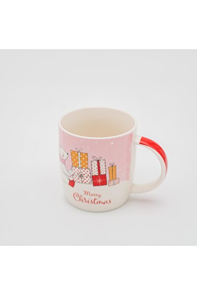 Moon House Cană de Crăciun - roz 350ml