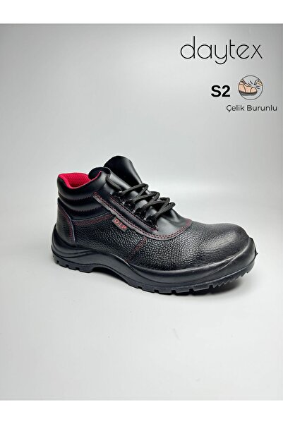Daytex D.İ.P 110 S2 Çelik Burunlu İş Botu | Hakiki Deri