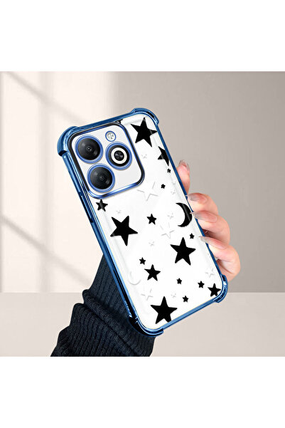 Hontinga غطاء هاتف شفاف مضاد للسقوط من السيليكون متوافق مع تكنو سبارك جو 2024...