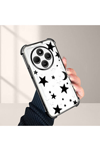 Hontinga غطاء هاتف شفاف متوافق مع شاومي ريدمي 14C، مصنوع من السيليكون المضاد ...