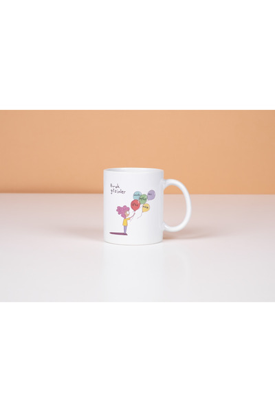 BUTİK-GAMZE12 Positive Start Cups for the Sun