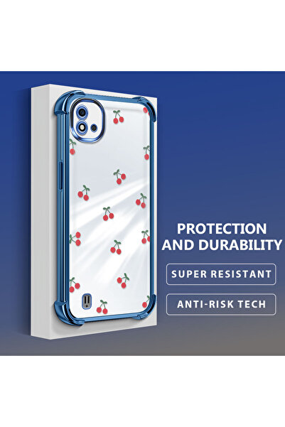 Hontinga حافظة هاتف شفافة من السيليكون الناعم متوافقة مع هاتف Realme C11 2021...