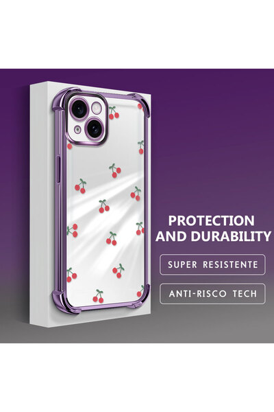 Hontinga حافظة هاتف شفافة من السيليكون الناعم متوافقة مع آيفون 15 بنمط طباعة ...