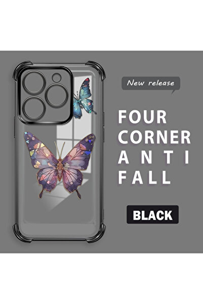 Hontinga حافظة متوافقة مع هاتف Infinix Hot 40i، حافظة هاتف من السيليكون الشفا...