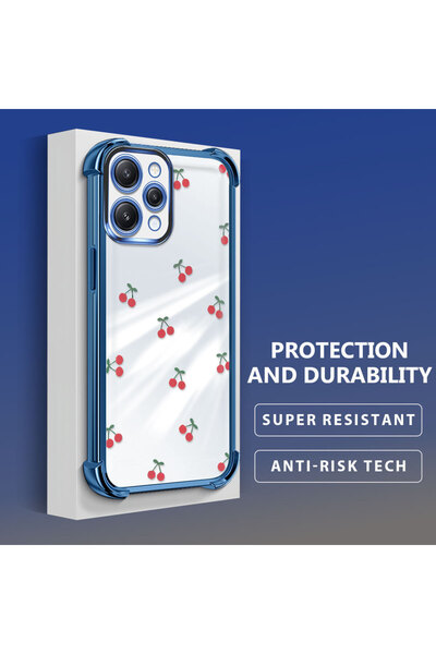 Hontinga حافظة هاتف شفافة من السيليكون الناعم متوافقة مع هاتف Xiaomi Redmi 12...