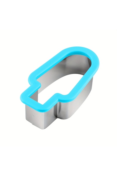 Choice قطاعة بطيخ وقالب مصاصات مثلجات من الفولاذ المقاوم للصدأ، قطعة واحدة باللون الأزرق - قطاعة فواكه ممتعة وسهلة للأطفال