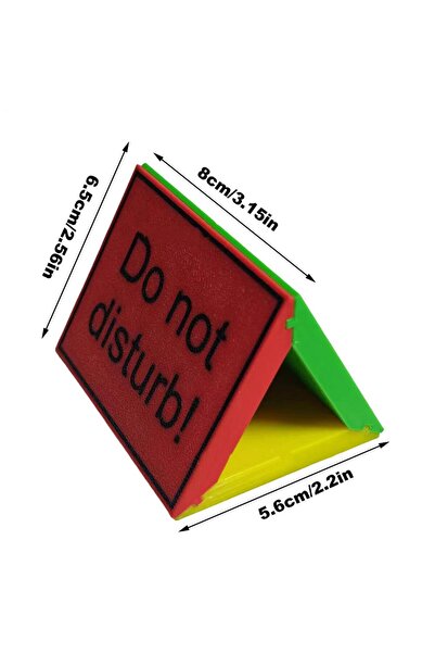 Choice كما في الصورة: مكتب المعلم، لافتة "ممنوع الإزعاج"، لافتات مؤشر ثلاثية ...