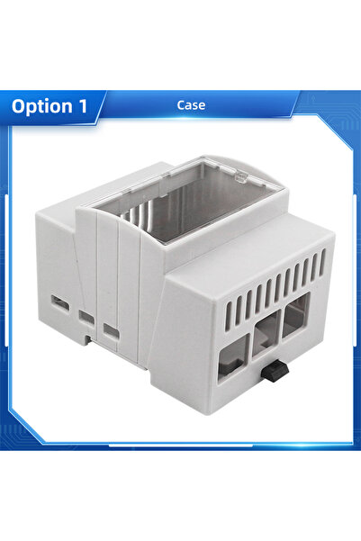 Choice علبة Raspberry Pi 5 مصنوعة من مادة ABS، مزودة بهيكل قابل للتركيب على سكة DIN، ومساحة داخلية واسعة، ونوافذ علوية شفافة، وخيار صندوق كهربائي.