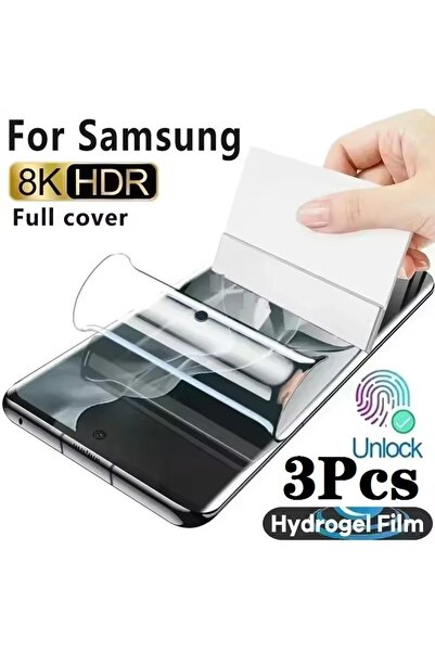 Choice7 3 قطع من فيلم هيدروجيل لهاتف سامسونج S23 ألترا، 3 قطع من فيلم جل لهات...