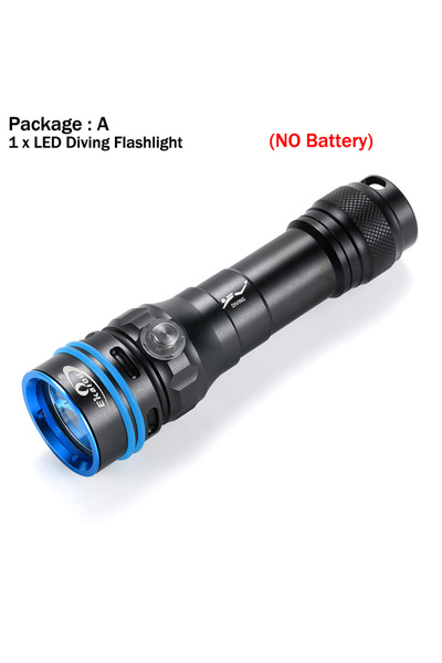 Choice مصباح غوص LED جديد SFT40 مزود ببطارية ليثيوم أيون وإضاءة بيضاء، بقوة 3000 لومن، مقاوم للماء، إصدار 2025.