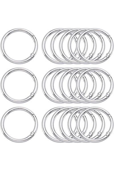 Choice AECH04-12775 علبة واحدة تحتوي على 20 قطعة من مشابك كارابين دائرية بقطر...