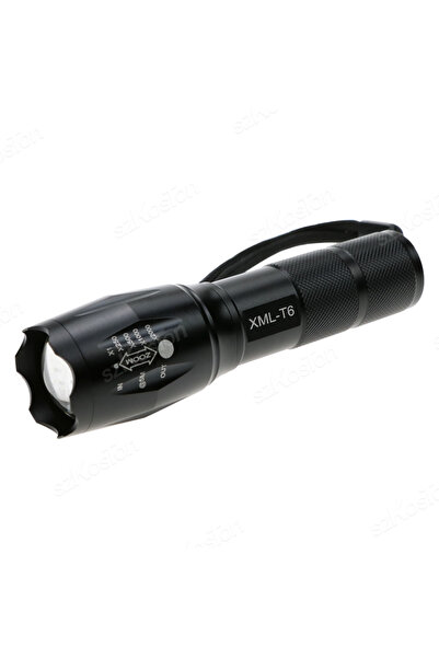 Choice مصباح يدوي محمول بتقنية LED من نوع XML T6، قابل للتمديد، متعدد الوظائف، قابل للتكبير/التصغير.