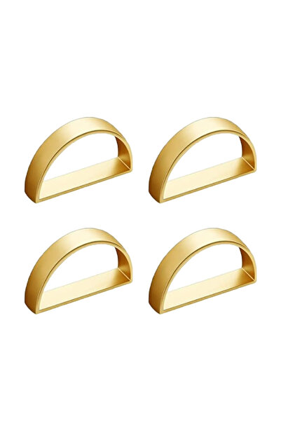 Choice طقم حلقات مناديل أنيق مكون من 4 قطع أو 2/4/6/8 قطع، مزود بإبزيم، حامل ...