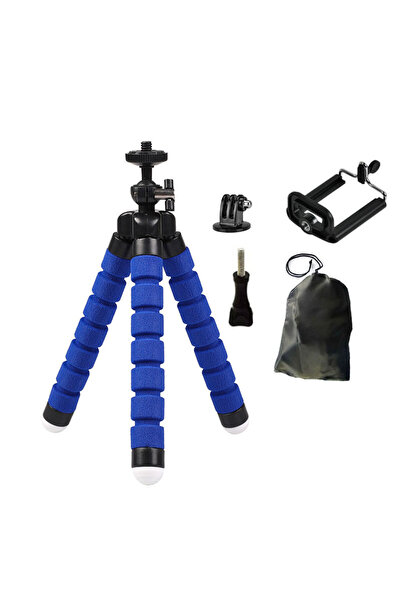 Choice حوامل ثلاثية زرقاء مكونة من 5 قطع لكاميرات GoPro Hero 13 و12 و11 و10 و...