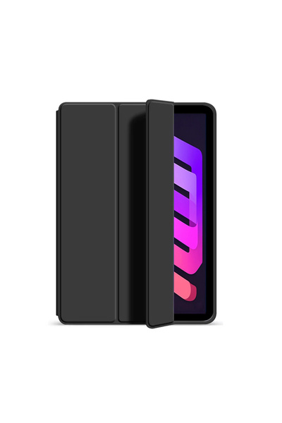 Choice جراب سيليكون ناعم أسود اللون لجهاز iPad mini 6 / 7 8.3 بوصة 2021 2024،...