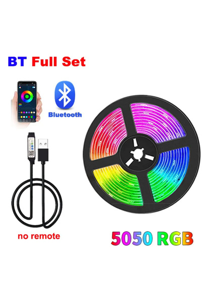 Choice شريط إضاءة LED بطول 5 أمتار، بثلاثة ألوان، يعمل بمنفذ USB بجهد 5 فولت،...