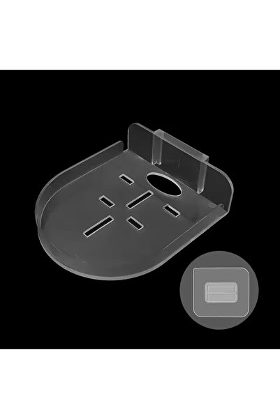 Choice حامل كاميرا مراقبة صغير شفاف للتثبيت على الحائط، مصنوع من الأكريليك، ذاتي اللصق