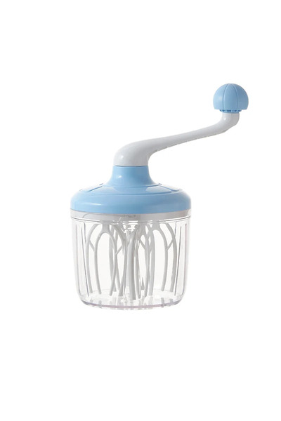 Choice1 مضرب يدوي متعدد الوظائف أزرق اللون، نصف أوتوماتيكي، لخفق بياض البيض و...