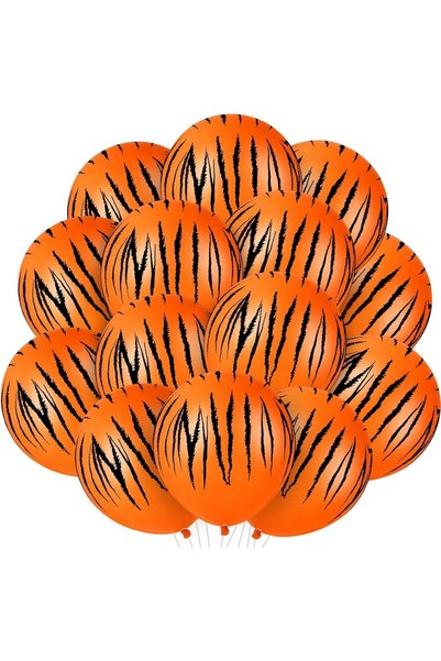 Choice 20PCS 12INCH Tiger 20/40Pcs Tiger Balloons Tiger Print Stripes Balloon...