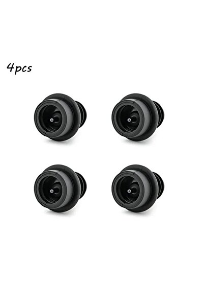 Choice 4 سدادات نبيذ مع مضخة تفريغ لحفظ النبيذ، تهوية، سدادات سوداء مانعة للتسرب