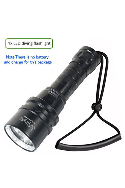 Choice حزمة مصباح يدوي للغوص عالي الطاقة بتصنيف IP68 الأعلى مقاومة للماء ومصب...