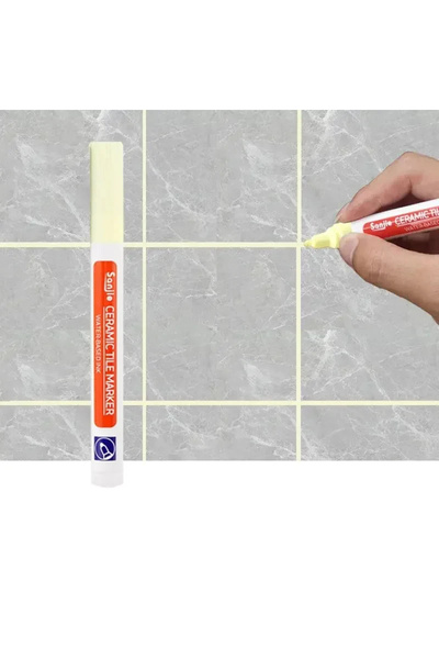 Choice 3PCS Off White 1/3 Pcs Waterproof White Marker Pen Wall Seam Repair Ti...