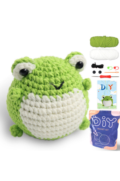Choice YAMAXIN Frog Theme Crochet Kit for Beginners - DIY Craft Tool Set Easy...
