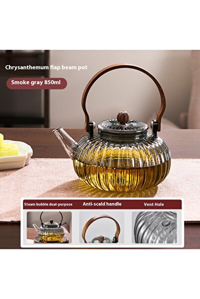 Choice darkcyan 850ML GIANXI Puer Tea Pot With Steaming Boiling Filter Liner ...
