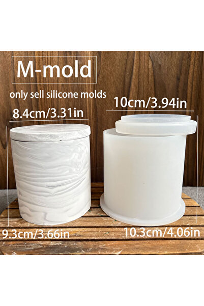 choice2 قوالب سيليكون لصنع صناديق تخزين دائرية يمكنك صنعها بنفسك، وأواني زهور...