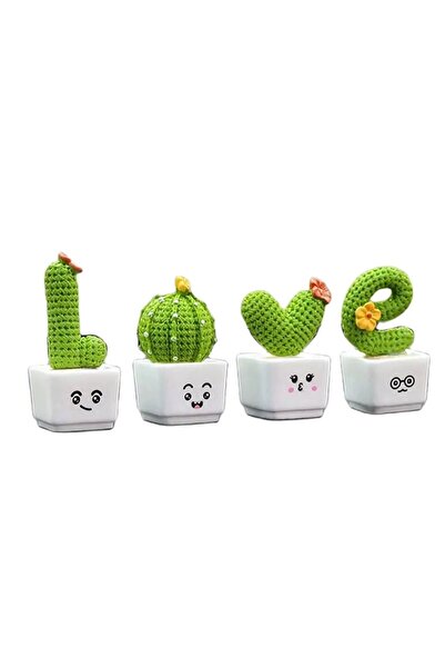 Choice A 1 Set Of 4 Mini Succulent Set Artificial Succulent Succulents Plants...
