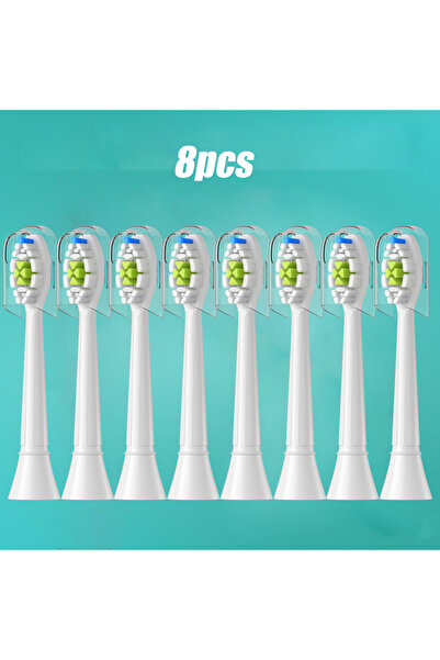 Choice4 8pcs White 4-16pcs Replacement Toothbrush Heads Compatible with Phili...
