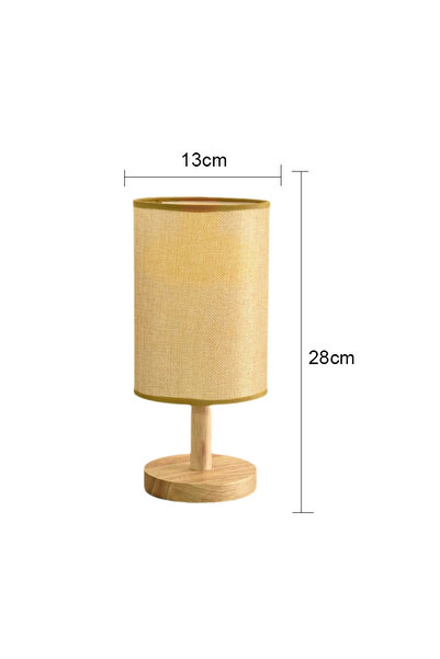 Choice مصابيح طاولة جانبية صفراء بتقنية LED، بتصميم صيني بسيط، قابلة لتعديل شدة الإضاءة، مزودة بمقبس USB، مصنوعة من القماش.