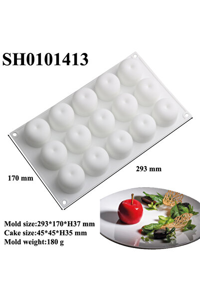 Choice قوالب سيليكون للكيك بتصميم 15 تجويف من ميبوم SH0101413، قوالب شوكولاتة...