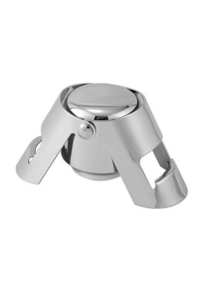 Choice سدادة زجاجة شمبانيا فولاذية محمولة، قطعة واحدة، سدادة زجاجة نبيذ لامعة...