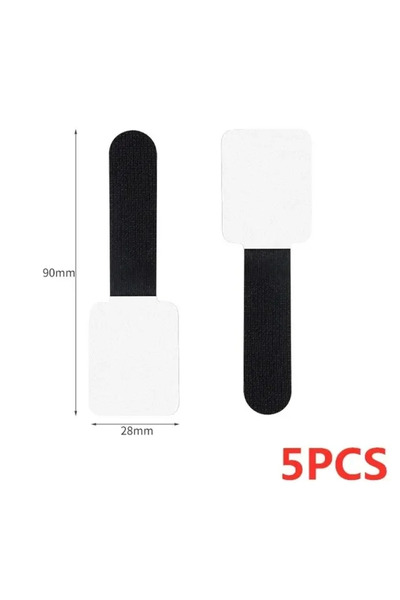 Choice4 5 قطع من أربطة الكابلات الجديدة القابلة لإعادة الاستخدام باللون الأسو...