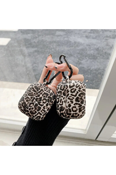 Choice جراب سماعات AirPods 1 و2 بنقشة جلد النمر، جراب سماعات AirPods 4 بنقشة ...