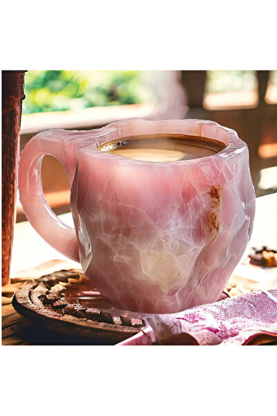 Choice أكواب قهوة جديدة مصنوعة من الكريستال المعدني والراتنج الطبيعي، أكواب كريستال العقيق الملونة ذات السعة الكبيرة للاستخدام المنزلي.