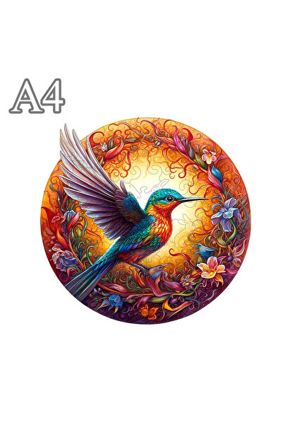 Choice أحجية حيوانات خشبية بحجم A4، أحجية طيور دائرية فريدة وغامضة، هدية مثال...